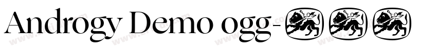 Androgy Demo ogg字体转换